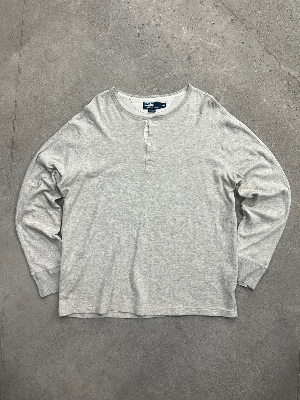 Vintage 90s Polo By Ralph Lauren Henley Shirt - XXL